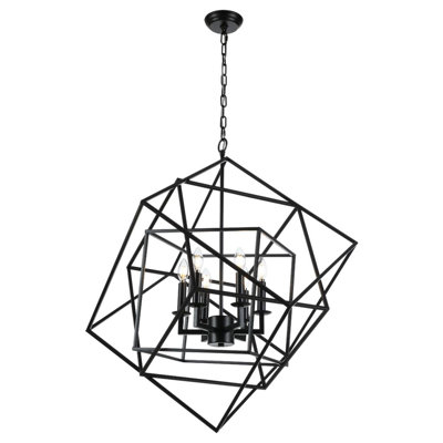 Lustre géométrique à 6 lumières Juillac