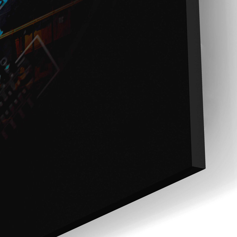 Art mural en verre Ergo Crypto Power, H 12 po x l 12 po x P 0,13 po
