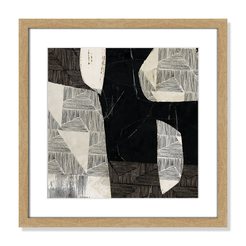 Impression Tangled Darkness Tangled Darkness par Casa Fine Arts, Encadré naturel, H 17 po x l 17 po
