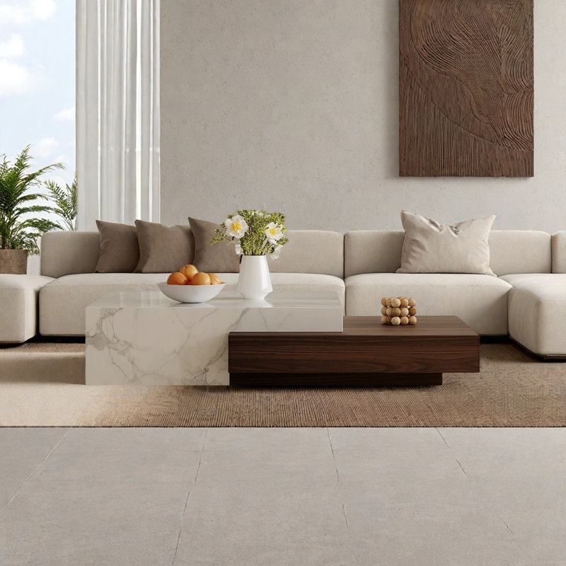 Table basse Italian Light Luxury