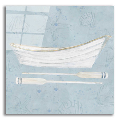 "Serene Seaside I" par James Wiens - peinture sans cadre