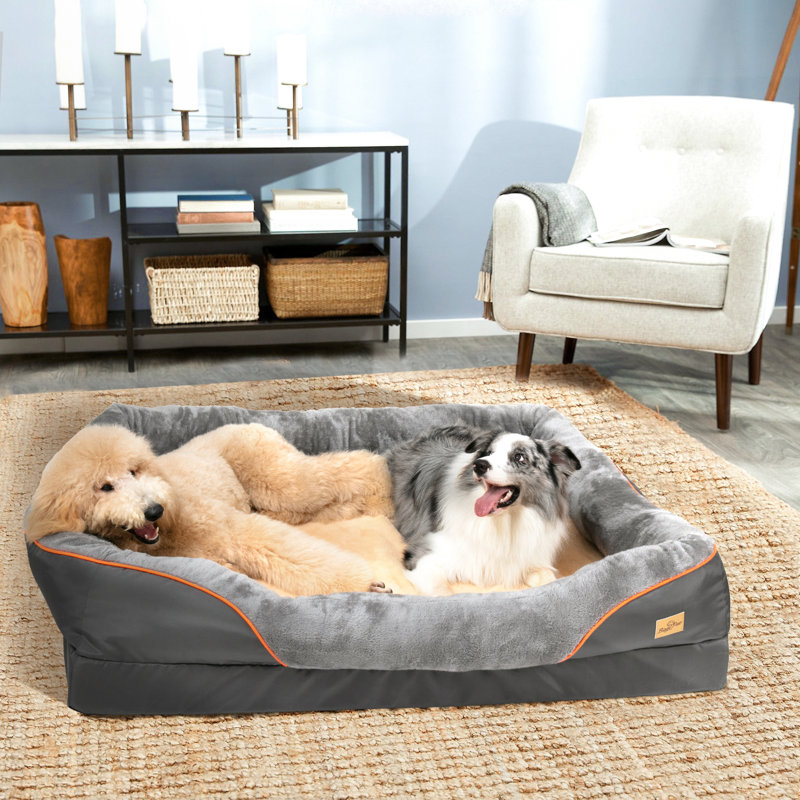 Bolster Cushion in Grey, 33cm H x 135cm W x 100cm D