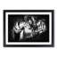 Two Snuggling Tigers in Abstract - Picture Frame Painting Print-55777763-55777764