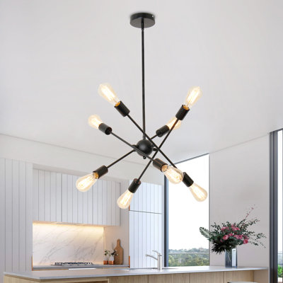 Lustre sphérique spoutnik à 8 lumières Ayelin