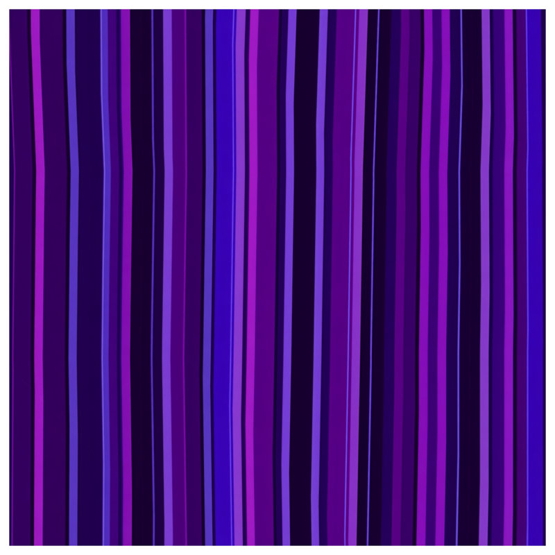 Coussin décoratif à rayures mauves, 20 po x 20 po