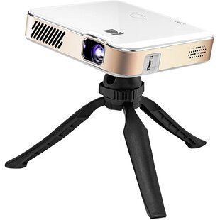  Native 1080P Video Projector with WiFi and Bluetooth, WEWATCH  18500L Outdoor Movie Projector with 120 inch Screen, 4K Ultra HD Supported,  Max 450 Image, Compatible with TV Stick, iOS Android 