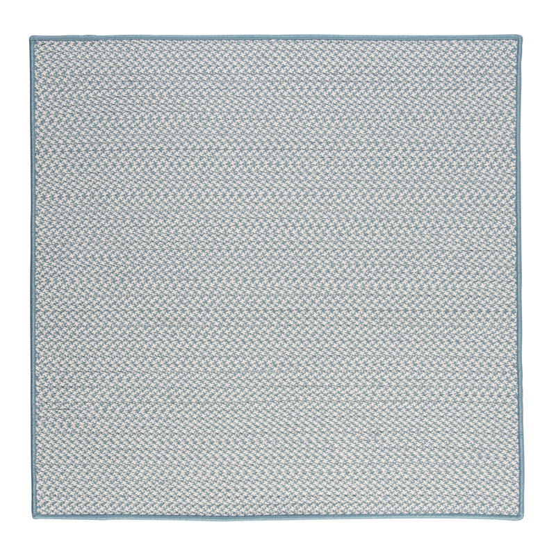 Tapis intérieur / extérieur Ashvith Houndstooth, Carré 10 pi