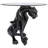 Black Jaguar Figurine End Table