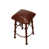 Brun antique / motif colonial
