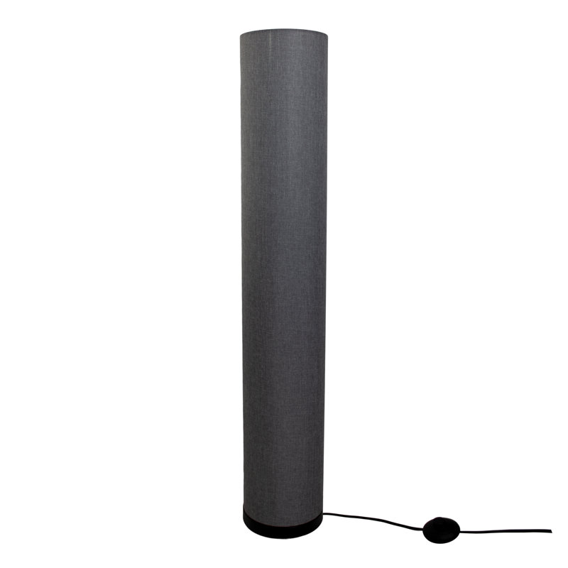 Abancourt 110cm Column Floor Lamp, Black