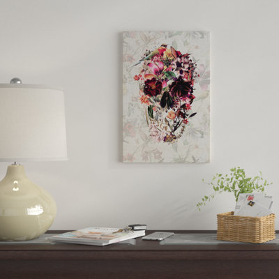 Nouveau crâne par Ali Gulec - Estampe numérique sur toile tendue avec châssis
