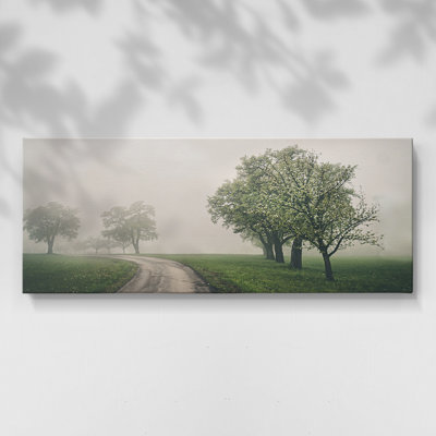 «Dusty Spring» - Toile tendue avec châssis - Prêt à accrocher
