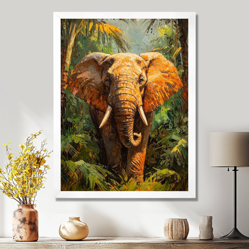Hartsell - animaux, impressions sur toile, H 32 po x l 16 po, Reproduction encadrée d'une seule photo, Blanc