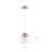 Malaki 1-Light Dimmable Single Pendant with Glass Shade -307158348