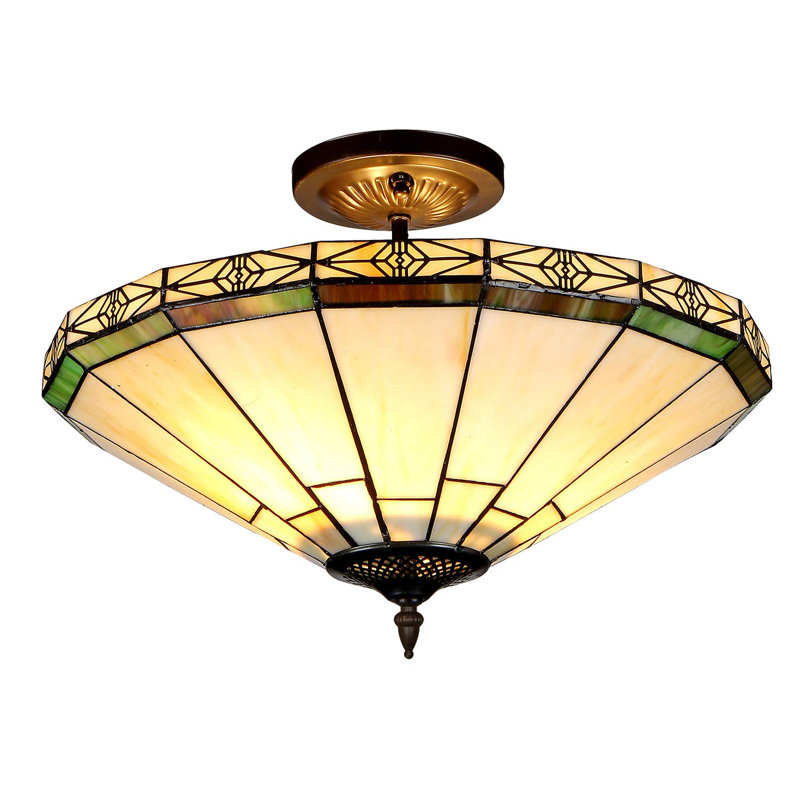 Adit Glass Semi Flush Mount