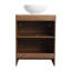 Meuble-lavabo double autoportant 58,8 po Deshraj