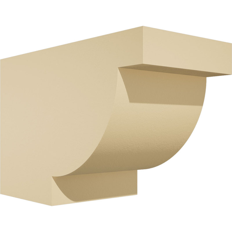 Alpine Signature Urethane Rafter Tail, Primed Tan, 8" H x 12" W x 6" D