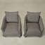 Fauteuil demi-tonneau pivotant avec coussins décoratifs l 32,3 po-1206183795