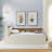 Twin Size Upholstery Velvet Day Bed with Storage Headboard and Wireless Charging, Multi-functional Daybed with Two Storage Drawers & LED Lights-454354454