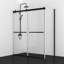 Spezia 60'' W 76'' H Frameless Rectangle Reversible Shower Enclosure-53889785