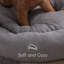 Lit de luxe pour chien, beignet rond, antidérapant et lavable à la machine-1588737850-1588737828-1588737851