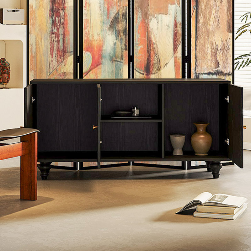Modern Simple Light Luxury Large Capacity Accent Cabinet, 29.53" H x 59.06" W x 15.75" D
