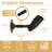 LED-Double Flood-Matte Black(includes Motion Sensor)20W 3000K