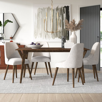 Michael 4 - Person Solid Wood Solid Wood Top Four Leg Dining Set