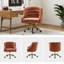 Chaise de travail en velours Doreen-1297583133