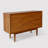 Retro-Style Solid Wood Sideboard