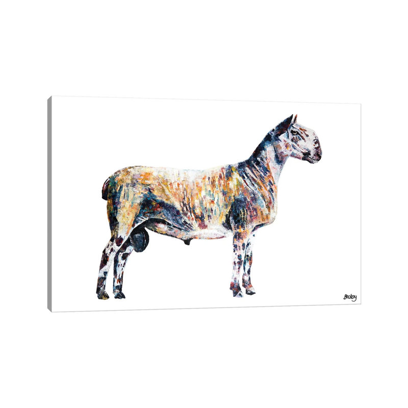 Ted by Becksy - Wrapped Canvas Print, 20.32 cm H x 30.48 cm W
