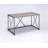 Reese Metal Console Table with Wooden Top