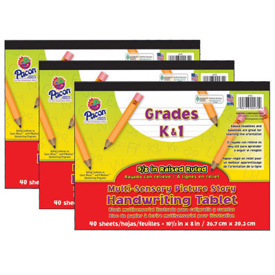 Multi-Sensory Raised Ruled Tablet
