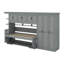 Lit escamotable mural avec garde-robe, armoire et bureau Murphy-899876247