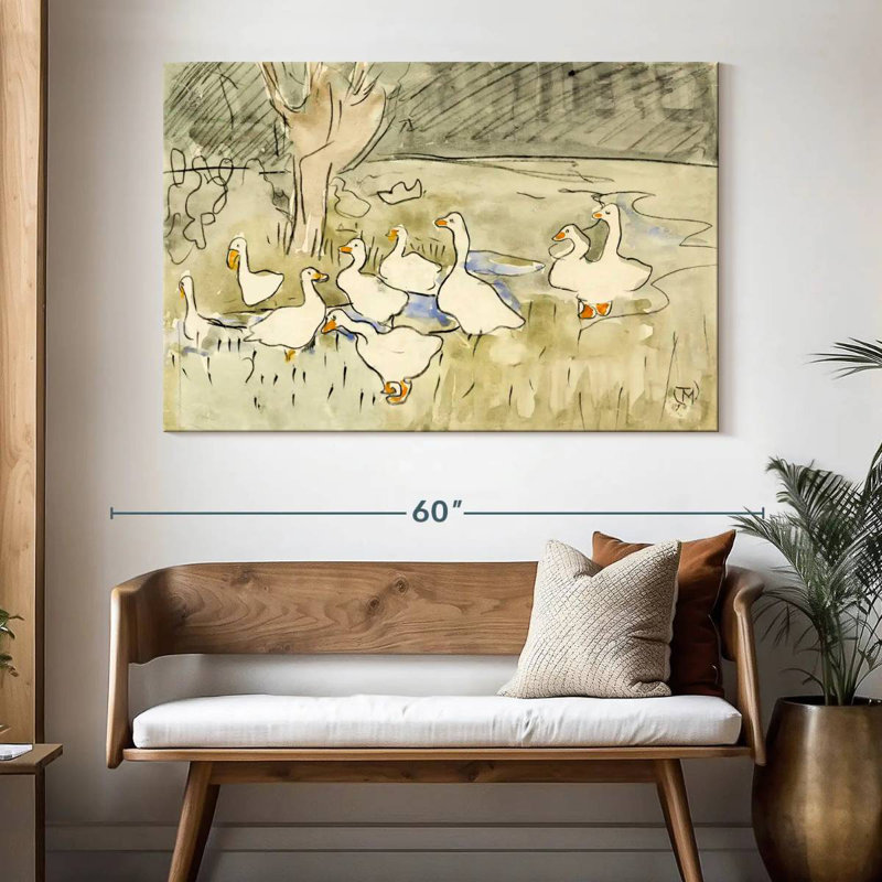 Classic Ducks, 34" H x 51" W