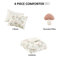 Literie Jardin de Champignons, Grand/Queen, Tissu, Antimicrobien