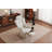 Teddy Fabric Upholstered Nursery Rocking Glider Chair-1504793722