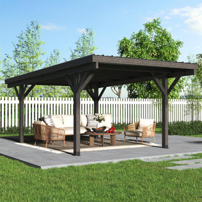 Pergola en bois 17 po x 12 po pour l'extérieur