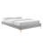 Sutton Performance Velvet Bed Frame-195014833-228178906