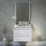 Ensemble de meuble-lavabo simple mural moderne 30 po 30 po