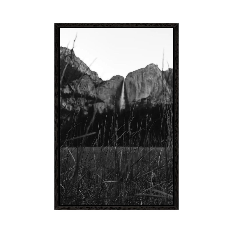 Yosemite Falls VI 1 Piece Wall Art on Canvas, 101.6cm H x 66.04cm W x 3.81cm D, Black Framed