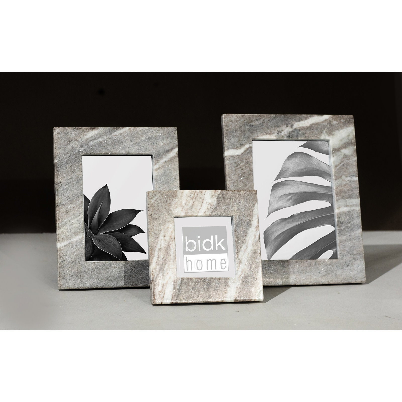 Tellis Brown Marble Matte Picture Frame, 2.5" x 3.5"