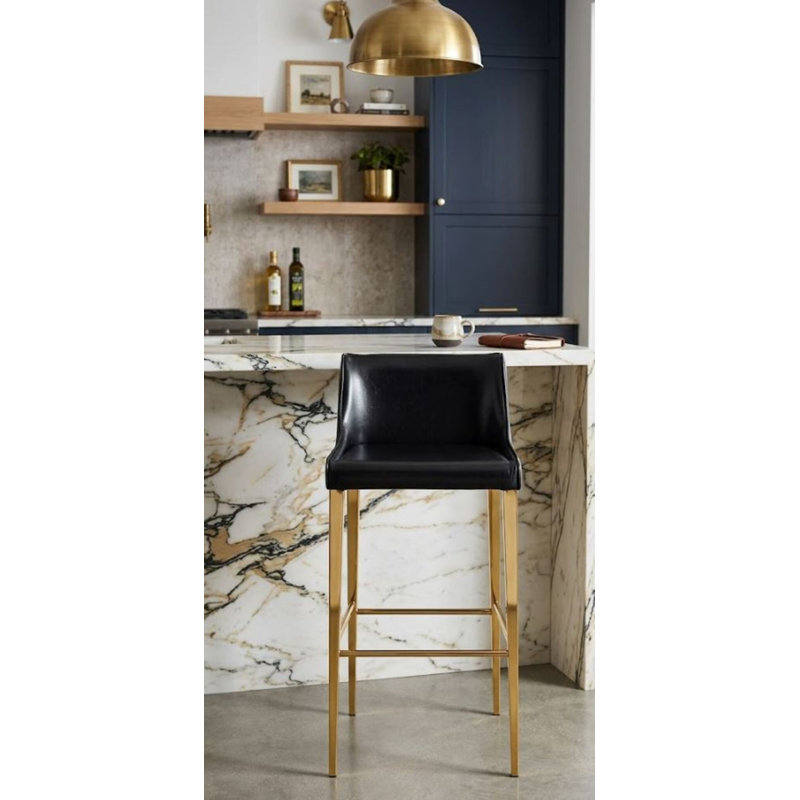 Tabouret de bar baryton, Noir