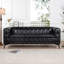 Canapé 3 places à coussin carré amovible de 84,06 po de largeur