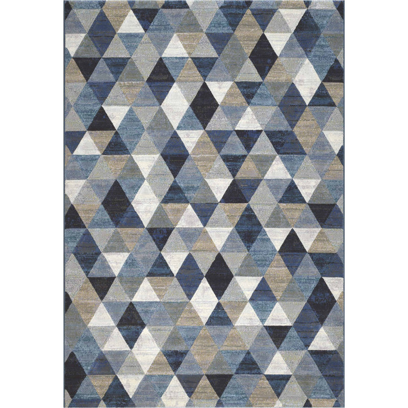 Elsmere Geometric Area Rug, Rectangle 133 x 195cm
