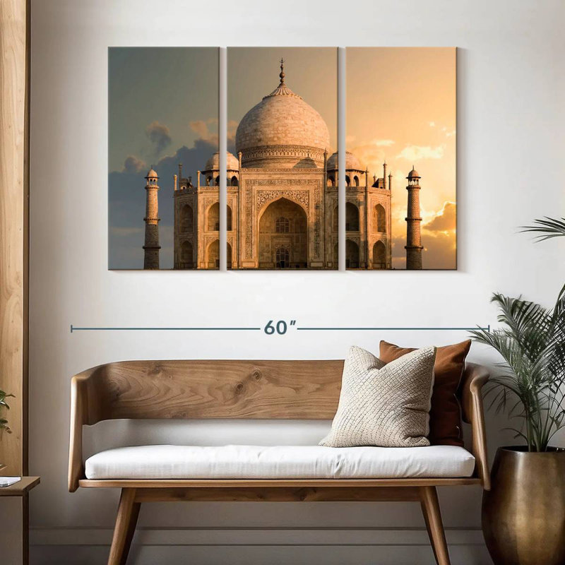Lever de soleil sur le Taj Mahal
