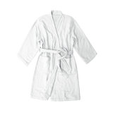 Uchino Waffle White Bath Robe 27 x 52 White