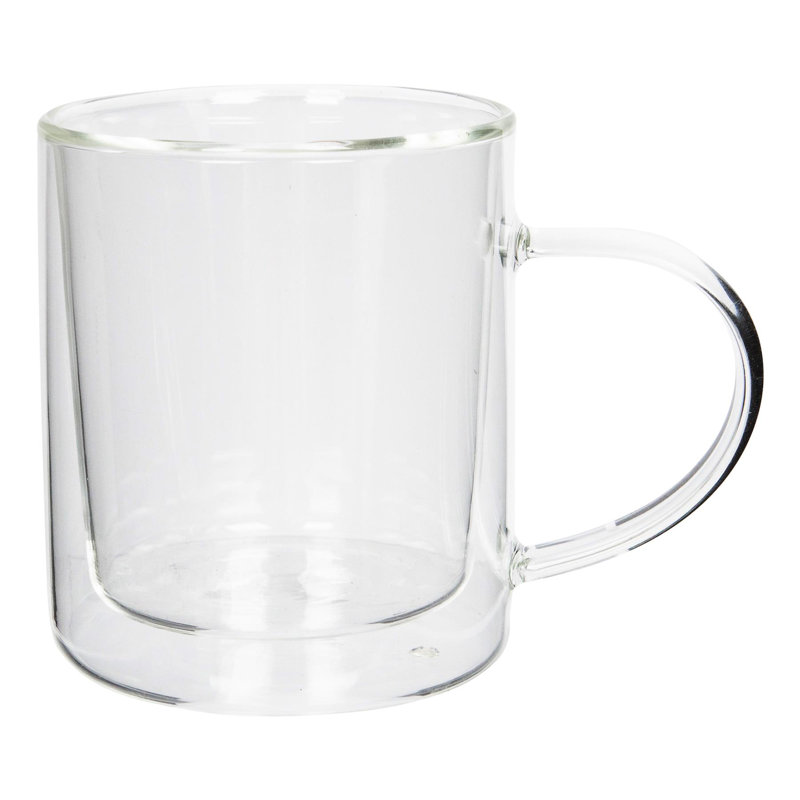Rink Drink - Double-Walled Glass Mugs Set