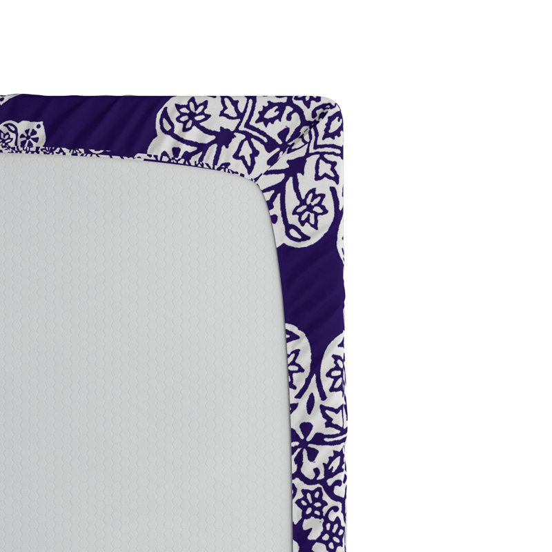 Microfiber Damask Fitted Sheet, Full Fitted Sheet