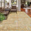Tapis beige et bleu clair noué à la main de haute qualité-67079705